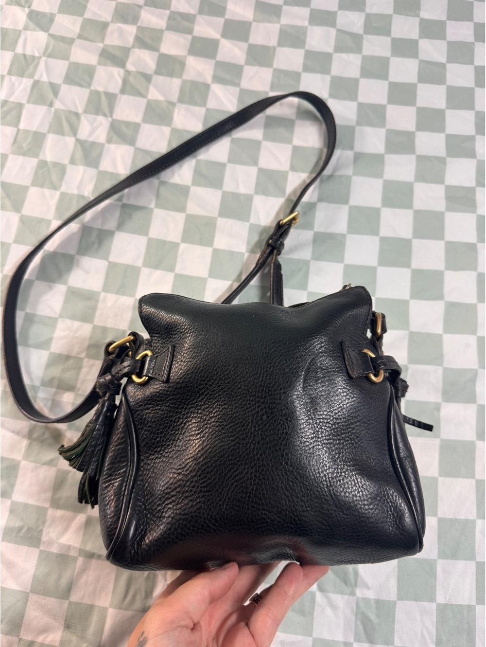 Dooney & Bourke Black Pebbled Leather Crossbody Bag - Picture 3 of 11